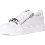 Białe Sneakersy damskie wodoodporne syntetyczne na wiosnę marki Marco Tozzi w rozmiarze 41 