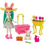 Wózki dla lalek z motywem królików marki Mattel Enchantimals 