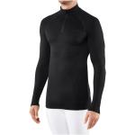 Czarne Koszule męskie z długimi rękawami w stylu casual marki Falke w rozmiarze M 