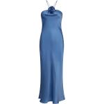 Niebieskie Długie sukienki damskie maxi na lato na wesele marki DESIGNERS REMIX COLLECTION w rozmiarze L 