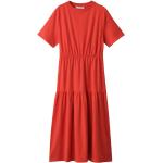 Czerwone Długie sukienki damskie maxi marki Max Mara w rozmiarze L 