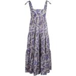 Fioletowe Sukienki na zamek damskie Paisley bawełniane maxi marki Zimmermann w rozmiarze XS 