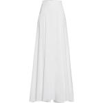 Białe Spódnice rozkloszowane damskie eleganckie maxi w rozmiarze XL Królewna Śnieżka 