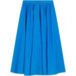 Niebieskie Spódnice rozkloszowane damskie eleganckie maxi marki Leon & Harper w rozmiarze L 