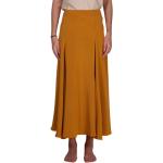 Pomarańczowe Długie spódnice damskie jedwabne maxi na wiosnę marki Vanessa Bruno w rozmiarze M 