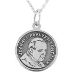 medalik ze srebra z świętym janem pawłem ii, wec-s-med-jp-ii-6