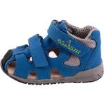Niebieskie Sandały skórzane dla chłopców Rzepy na lato marki MEDICO w rozmiarze 22 