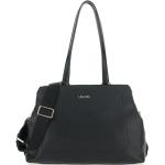Czarne Shopper bags damskie w nowoczesnym stylu marki Liu Jo 