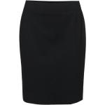 Czarne Krótkie spódnice damskie melanżowe z połyskiem z wiskozy do kolan marki Marc Cain 
