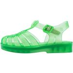 Zielone Sandały płaskie dla dziewczynek na lato marki Melissa w rozmiarze 27 - Zrównoważony rozwój 