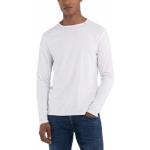Białe Koszulki męskie z długimi rękawami bawełniane marki Replay w rozmiarze XL 