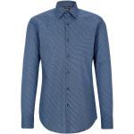Niebieskie Koszule eleganckie męskie w stylu casual marki HUGO BOSS BOSS w rozmiarze XL 