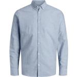 Niebieskie Koszule z długim rękawem męskie z długimi rękawami w stylu casual marki Jack & Jones w rozmiarze XL 