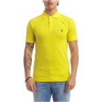 Żółte Koszulki polo męskie bawełniane marki POLO RALPH LAUREN Big & Tall w rozmiarze XL 