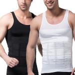 Czarne Koszulki na ramiączkach męskie bez rękawów nylonowe w rozmiarze XL 