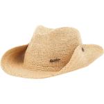 Beżowe Letnie kapelusze męskie słomiane marki Borsalino w rozmiarze L 