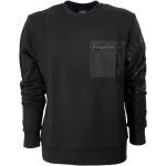Czarne Swetry z kapturem męskie do prania w pralce bawełniane marki PAUL & SHARK w rozmiarze XL 