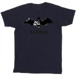 Męski T-shirt DC Comics Batman z czarnym logo Stare
