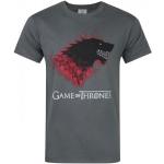 Męski T-shirt z krwawym wilkorem Stark „Gra o tron”.