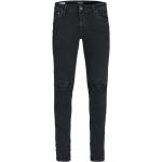Czarne Jeansy rurki męskie dżinsowe o szerokości 27 o długości 30 marki Jack & Jones 