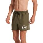 Zielone Kąpielówki męskie eleganckie na lato marki Nike w rozmiarze XL 
