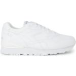 Białe Sneakersy męskie ze skóry syntetycznej na jesień marki Diadora w rozmiarze 40 