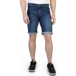 Niebieskie Szorty jeansowe męskie do prania w pralce na wiosnę marki Tommy Hilfiger 