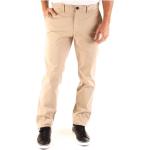 Beżowe Spodnie typu chinos męskie o szerokości 33 o długości 32 marki Tommy Hilfiger 