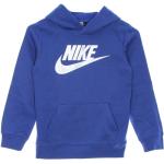 Niebieskie Bluzy dziecięce z kapturem dla dziewczynek marki Nike 