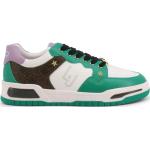 Zielone Sneakersy na koturnie damskie - rodzaj noska: Okrągły syntetyczne na wiosnę marki Liu Jo w rozmiarze 40 