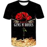 Mężczyźni kobiety dzieci nowe Guns N Roses zespół 3D Print T Shirt moda Harajuku zabawna fajna koszulka Streetwear topy hiphopowe