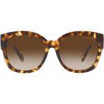 Michael Kors okulary przeciwsłoneczne 0MK2164 damskie kolor brązowy