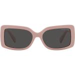 Michael Kors okulary przeciwsłoneczne 0MK2165 damskie kolor różowy