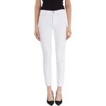 Białe Proste jeansy damskie Skinny fit dżinsowe marki POLO RALPH LAUREN Big & Tall 