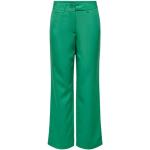 Zielone Szerokie spodnie damskie marki ONLY w rozmiarze XL 