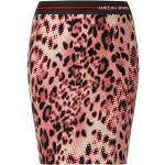 Różowe Mini spódniczki damskie w panterkę eleganckie mini marki Marc Cain w rozmiarze XL 
