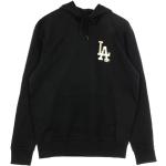 Czarne Bluzy z kapturem metaliczne marki New Era MLB w rozmiarze L 