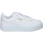 Białe Buty sportowe młodzieżowe ze skóry syntetycznej marki Puma w rozmiarze 36 