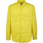 Żółte Koszule męskie w stylu casual marki ASPESI w rozmiarze M 