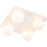 Przecenione Białe Lampy sufitowe kwadratowe w nowoczesnym stylu stalowe marki Qazqa - gwint żarówki: G9 