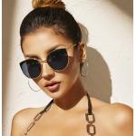 Wielokolorowe Okulary przeciwsłoneczne damskie z tworzywa sztucznego 