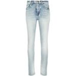 Niebieskie Jeansy biodrówki damskie Skinny fit dżinsowe marki Saint Laurent Paris Saint Laurent 