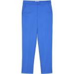 Niebieskie Spodnie cygaretki damskie flanelowe marki Patrizia Pepe w rozmiarze S 