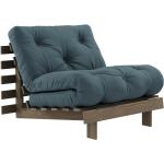 Przecenione Niebieskie Fotele w stylu boho drewniane marki karup 