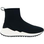 Moschino, Sport Shoes With Sock Czarny, male,