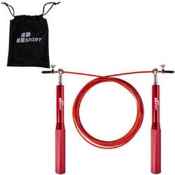 MP SPORT Jump Rope Aluminium Handle - Skakanka z aluminiowymi uchwytami - 3m - Red/Red - Pozostały sprzęt siłowy i fitness