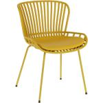 Musztardowe Krzesła stylowe w nowoczesnym stylu marki Kave Home 