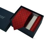 Czerwone Krawaty dla gości weselnych w rozmiarze XL 