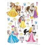 Wielokolorowe Naklejki na ścianę postacie z bajek z motywem Księżniczka Disney'a 