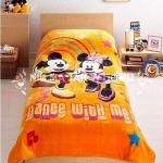 Wielokolorowe Narzuty na łóżko z motywem myszy z motywem akrylowe marki Tac Disney 